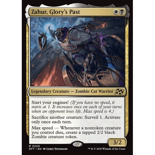 Aetherdrift - 229 - Zahur, Glory's Past - Rare - WB - Non-foil