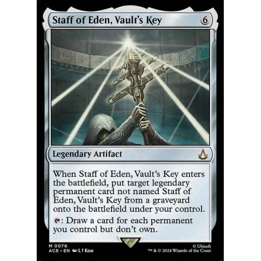 Assassin's Creed - 76 - Staff of Eden, Vault's Key - Mythic - C - Non-foil
