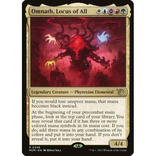March of the Machine - 249 - Omnath, Locus of All - Rare - Multi - Non-foil
