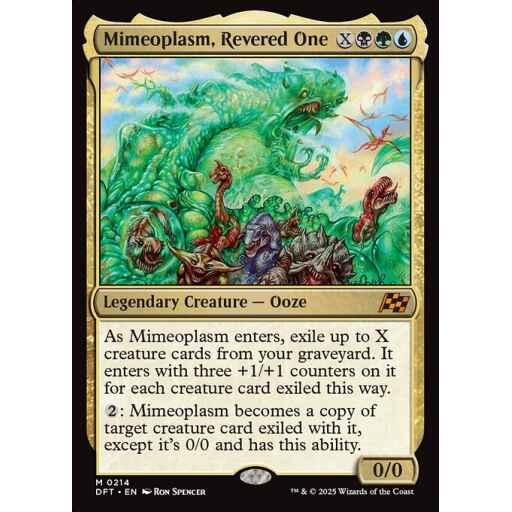 Aetherdrift - 214 - Mimeoplasm, Revered One - Mythic - Multi - Non-foil