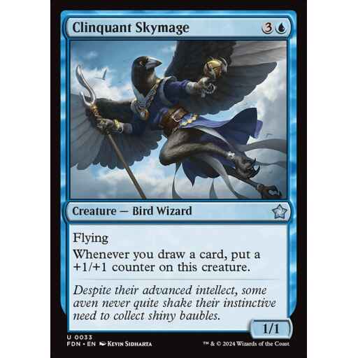 Foundations - 33 - Clinquant Skymage - Uncommon - U - Foil
