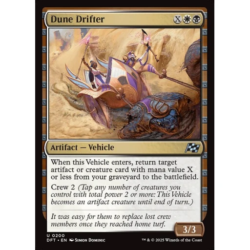 Aetherdrift - 200 - Dune Drifter - Uncommon - WB - Non-foil
