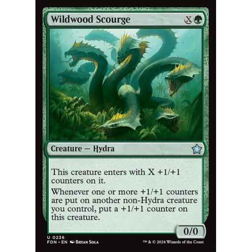 Foundations - 236 - Wildwood Scourge - Uncommon - G - Foil