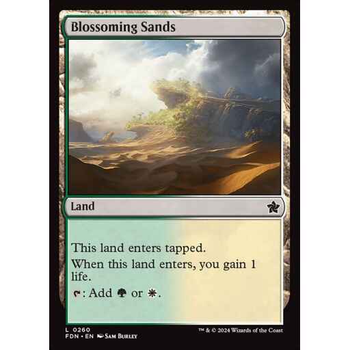 Foundations - 260 - Blossoming Sands - Common - C - Foil