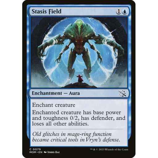 March of the Machine - 79 - Stasis Field - Common - U - Foil