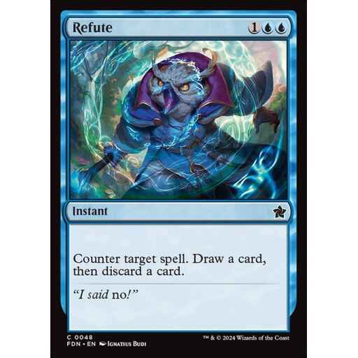 Foundations - 48 - Refute - Common - U - Non-foil