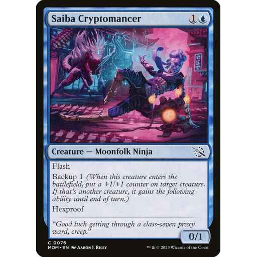 March of the Machine - 76 - Saiba Cryptomancer - Common - U - Non-foil
