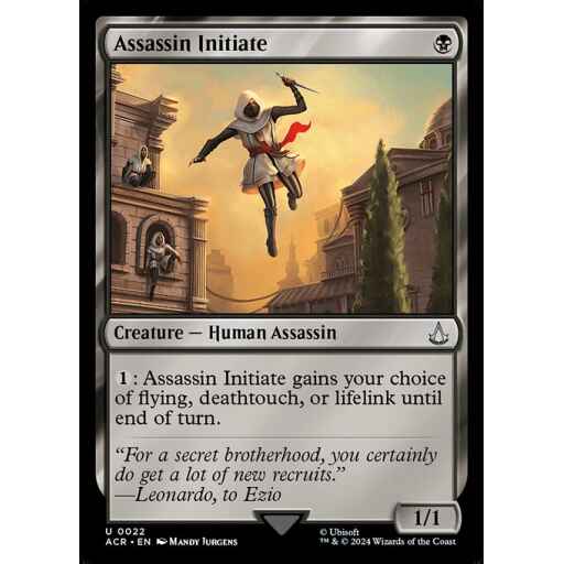 Assassin's Creed - 22 - Assassin Initiate - Uncommon - B - Non-foil