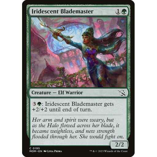 March of the Machine - 195 - Iridescent Blademaster - Common - G - Non-foil
