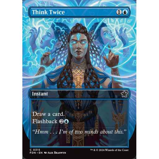 Foundations - 315 - Think Twice - Common - U - Foil