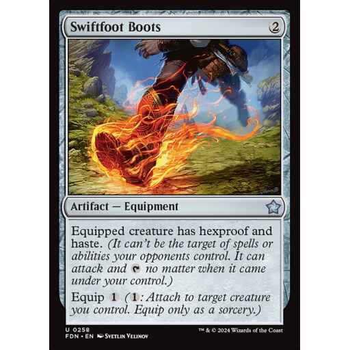Foundations - 258 - Swiftfoot Boots - Uncommon - C - Non-foil