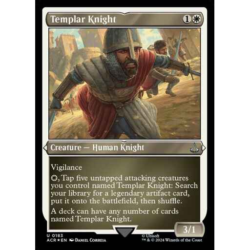Assassin's Creed - 183 - Templar Knight - Uncommon - W - Non-foil