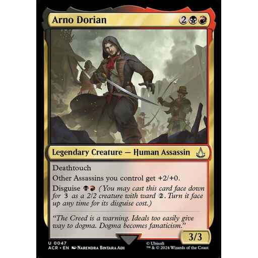 Assassin's Creed - 47 - Arno Dorian - Uncommon - BR - Non-foil
