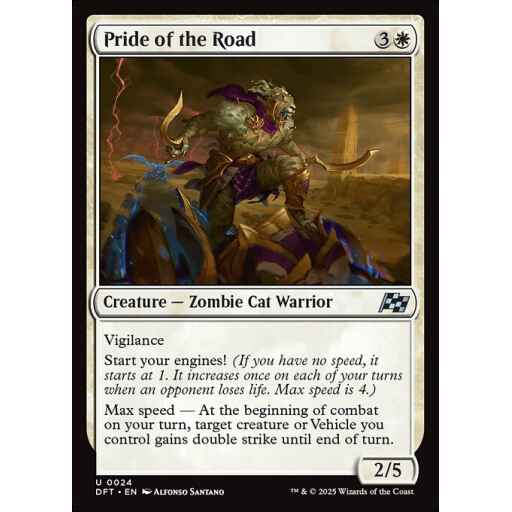 Aetherdrift - 24 - Pride of the Road - Uncommon - W - Non-foil