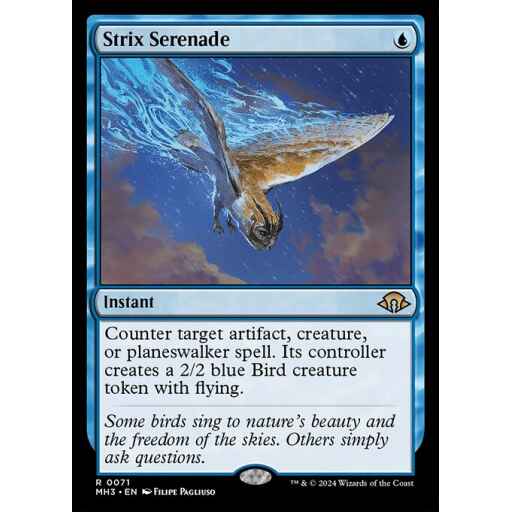 Modern Horizons 3 - 71 - Strix Serenade - Rare - U - Non-foil