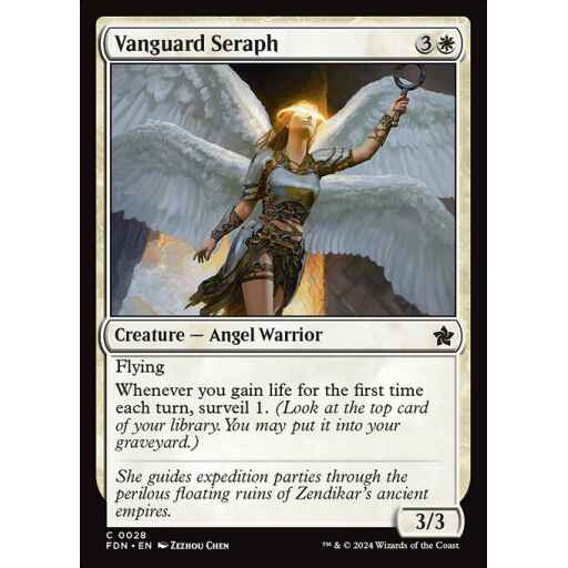 Foundations - 28 - Vanguard Seraph - Common - W - Foil