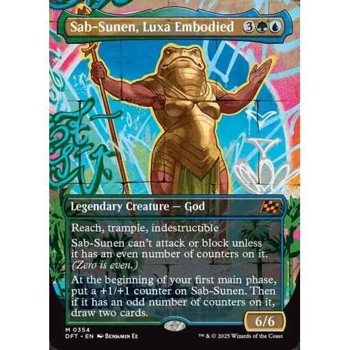 Aetherdrift - 354 - Sab-Sunen, Luxa Embodied - Mythic - UG - Foil