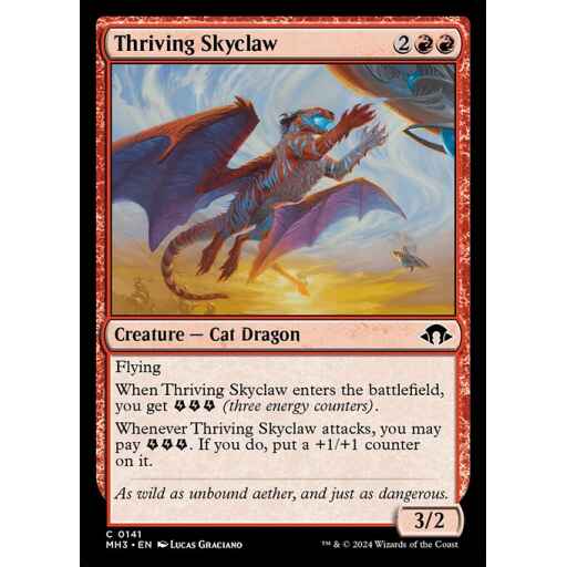 Modern Horizons 3 - 141 - Thriving Skyclaw - Common - R - Foil