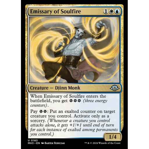 Modern Horizons 3 - 183 - Emissary of Soulfire - Uncommon - WU - Non-foil
