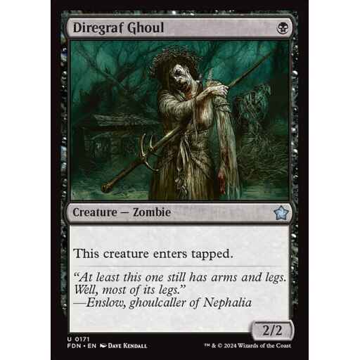Foundations - 171 - Diregraf Ghoul - Uncommon - B - Non-foil