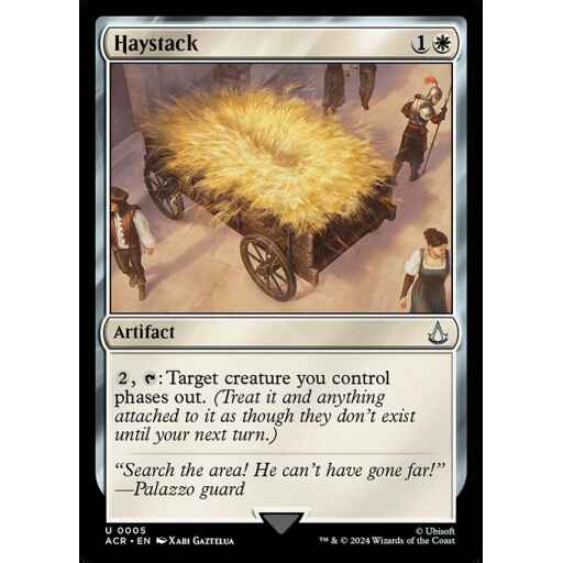 Assassin's Creed - 5 - Haystack - Uncommon - W - Foil