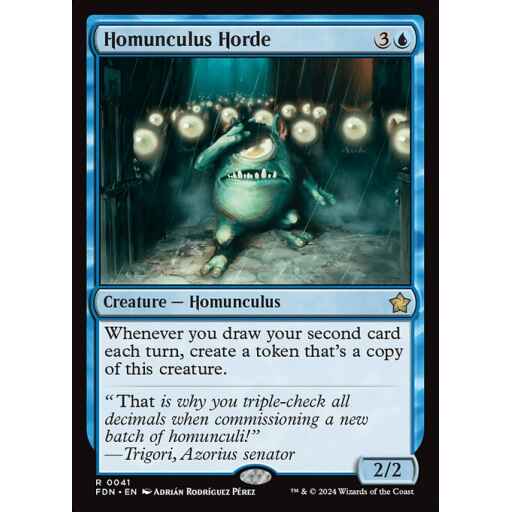 Foundations - 41 - Homunculus Horde - Rare - U - Non-foil