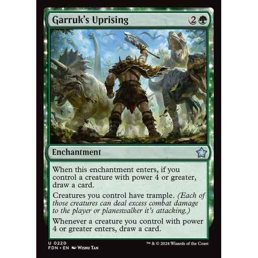 Foundations - 220 - Garruk's Uprising - Uncommon - G - Non-foil