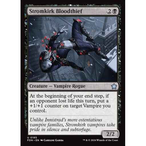 Foundations - 185 - Stromkirk Bloodthief - Uncommon - B - Foil