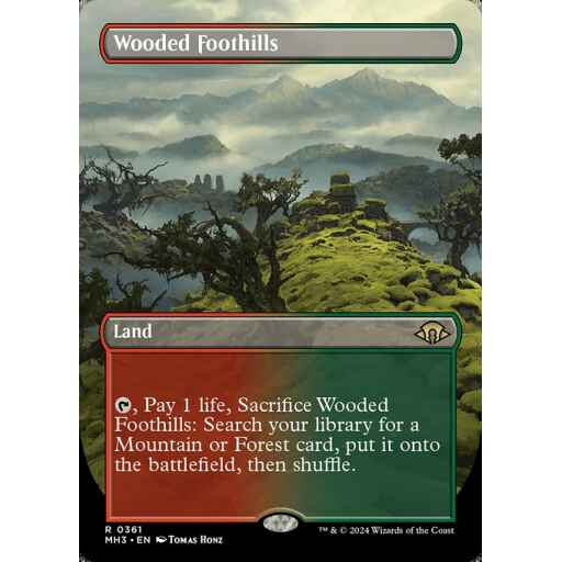 Modern Horizons 3 - 361 - Wooded Foothills - Rare - C - Non-foil