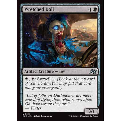 Aetherdrift - 111 - Wretched Doll - Uncommon - B - Non-foil