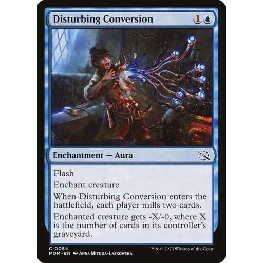 March of the Machine - 54 - Disturbing Conversion - Common - U - Non-foil