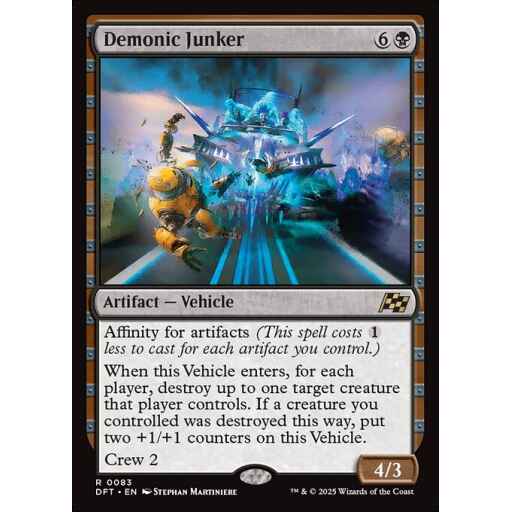 Aetherdrift - 83 - Demonic Junker - Rare - B - Non-foil
