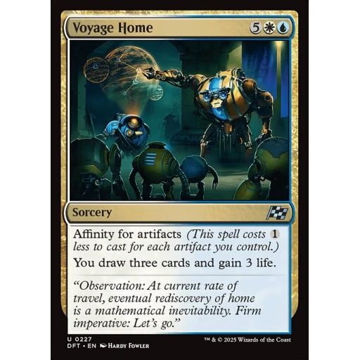 Aetherdrift - 227 - Voyage Home - Uncommon - WU - Non-foil
