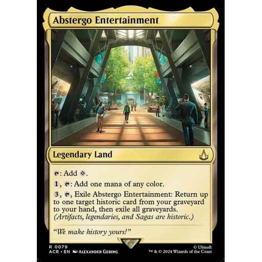 Assassin's Creed - 79 - Abstergo Entertainment - Rare - C - Non-foil