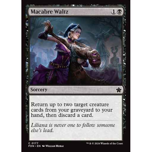 Foundations - 177 - Macabre Waltz - Common - B - Foil