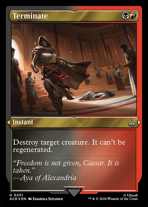 Assassin's Creed - 251 - Terminate - Uncommon - BR - Non-foil