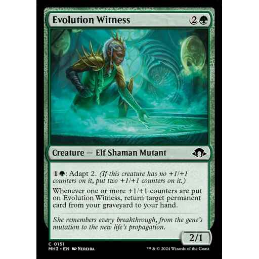 Modern Horizons 3 - 151 - Evolution Witness - Common - G - Foil
