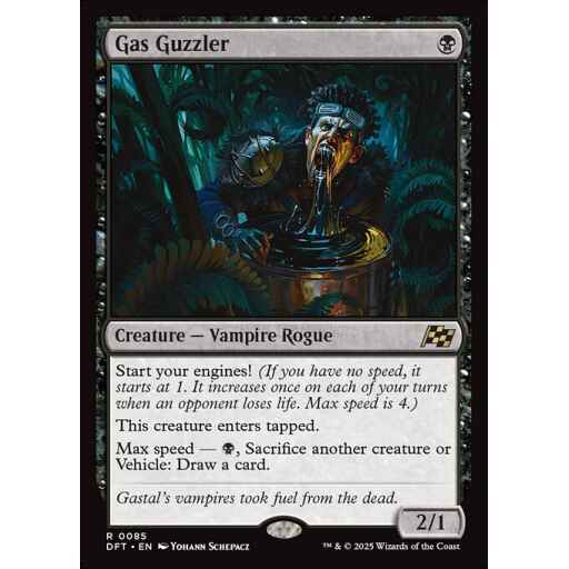 Aetherdrift - 85 - Gas Guzzler - Rare - B - Non-foil
