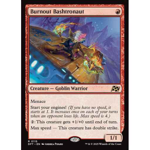 Aetherdrift - 115 - Burnout Bashtronaut - Rare - R - Non-foil