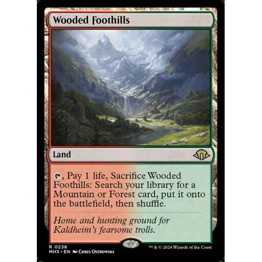 Modern Horizons 3 - 236 - Wooded Foothills - Rare - C - Non-foil
