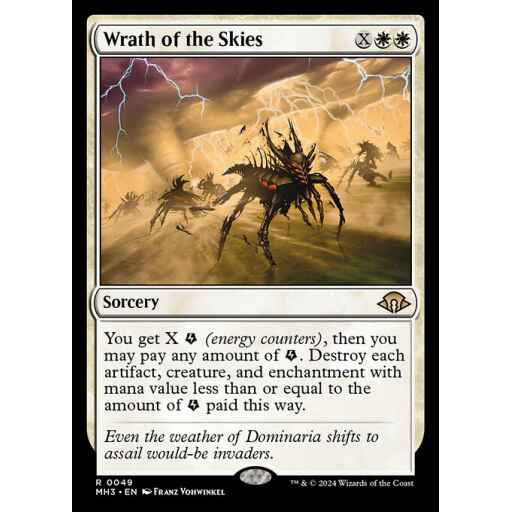 Modern Horizons 3 - 49 - Wrath of the Skies - Rare - W - Non-foil