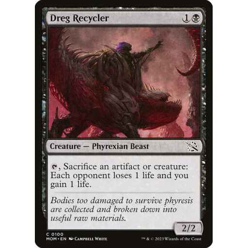 March of the Machine - 100 - Dreg Recycler - Common - B - Non-foil
