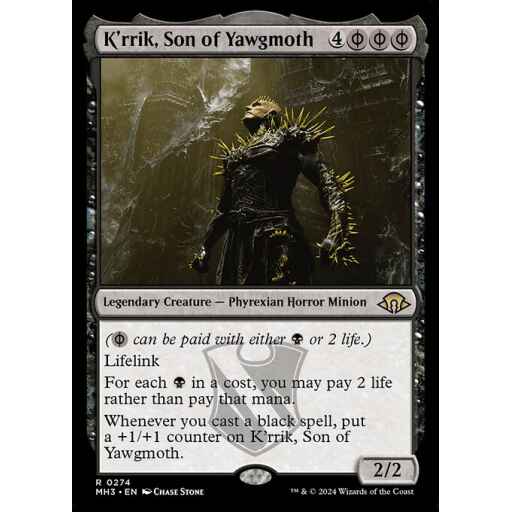 Modern Horizons 3 - 274 - K'rrik, Son of Yawgmoth - Rare - B - Non-foil
