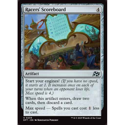 Aetherdrift - 239 - Racers' Scoreboard - Uncommon - C - Non-foil