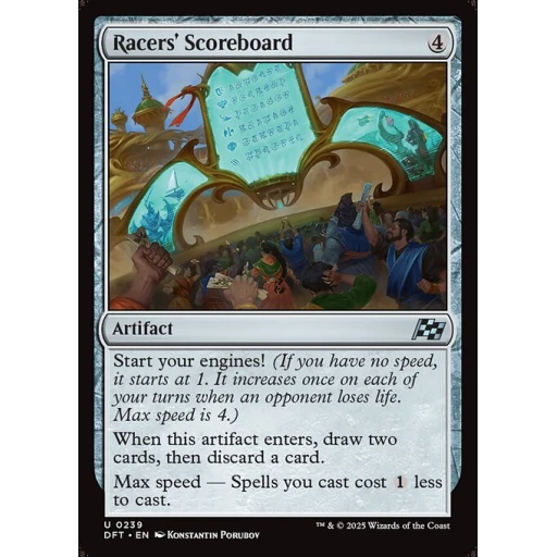 Aetherdrift - 239 - Racers' Scoreboard - Uncommon - C - Non-foil