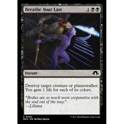 Modern Horizons 3 - 82 - Breathe Your Last - Common - B - Non-foil