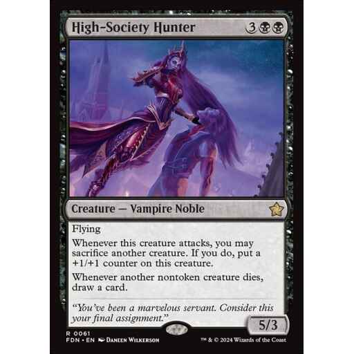 Foundations - 61 - High-Society Hunter - Rare - B - Non-foil