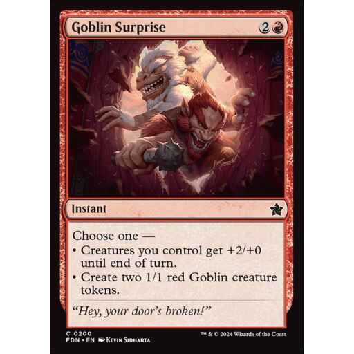 Foundations - 200 - Goblin Surprise - Common - R - Foil