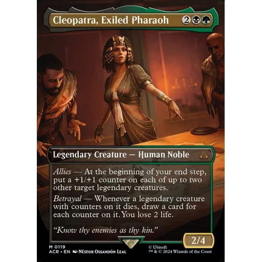 Assassin's Creed - 119 - Cleopatra, Exiled Pharaoh - Mythic - BG - Non-foil