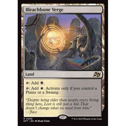 Aetherdrift - 250 - Bleachbone Verge - Rare - C - Non-foil